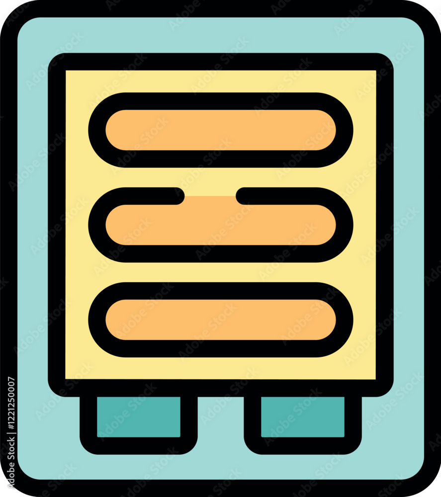 Poster electronic circuit enhancing power distribution, ensuring consistent voltage for optimal performance