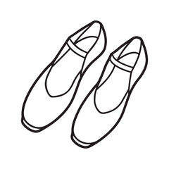 Girl and Groovy: Bold and Easy Coloring Page, Line art, Balck and white Image, Drawing, Coloring page