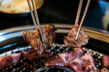 grilled pork at the chopsticks