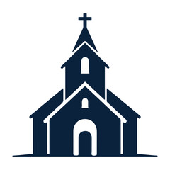 Church icon vector art 