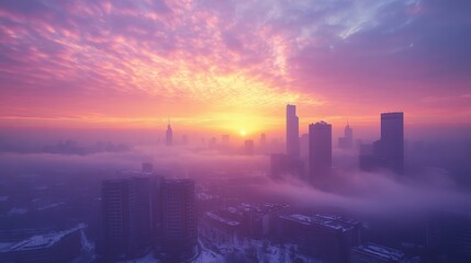 beautiful ethereal cloudscape with sunlight glow dreamy scenery	
