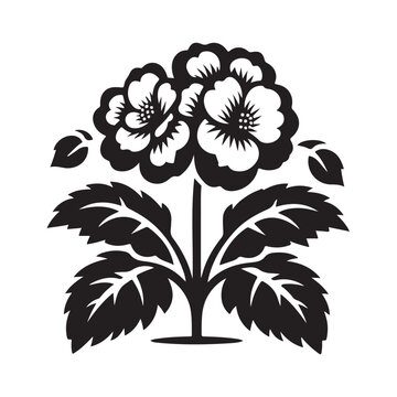 black and white floral design clip art preview