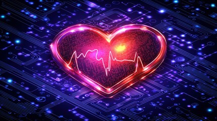 A professional health informatics expert developing care protocols with advanced analytics, glowing medical data projections, and cutting-edge tools