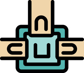 Obraz premium Automated belt conveyor system transporting goods in production line, ensuring efficient manufacturing process within factory