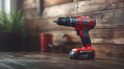 Compact Cordless Drill for Home Improvement and Construction Projects