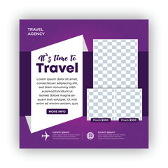 travel social media post design, travel flyer design, travel instgram post