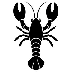 crayfish vector illustration