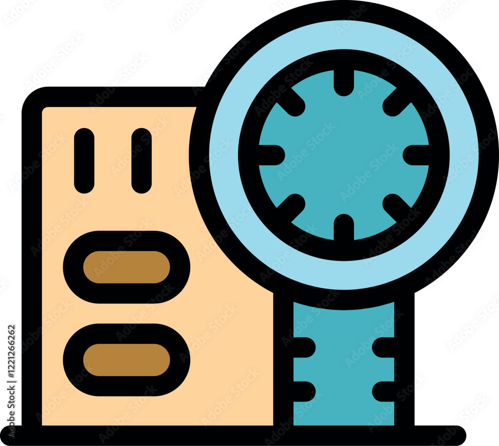 Poster innovative technology ensuring efficient package delivery with real time tracking and status updates