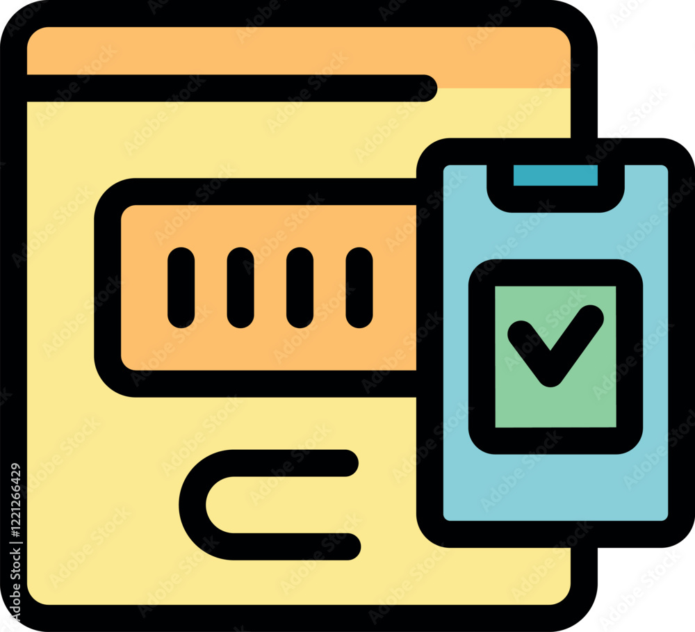 Poster webpage is undergoing two factor authentication with password and checkmark confirming successful lo