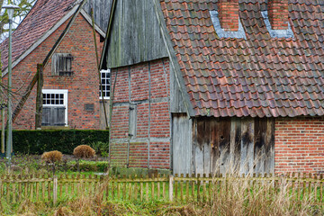 Alte Bauernhäuser im Münsgerland