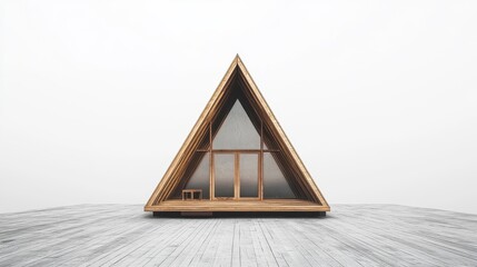 Modern A-Frame House with Minimalist Design
