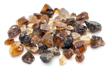 Exquisite collection of citrine mineral samples showcasing natural beauty and unique shapes in vibrant hues