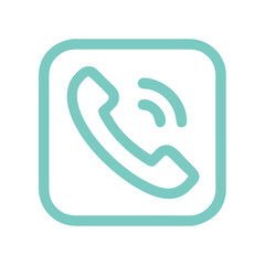 Phone icon illustration on black background