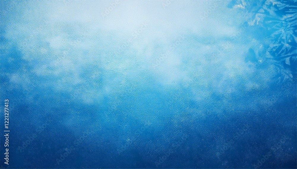 Wall mural muted blue ice background with a subtle gradient effect background calming