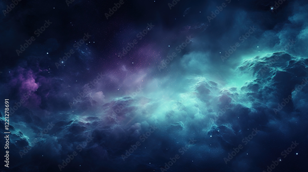 Canvas Prints cosmic nebula: a deep space adventure