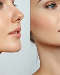 Obraz premium Beauty Skincare and Cosmetic Enhancement - Natural Glow, Facial Treatments