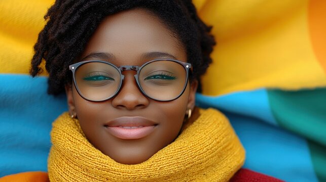 A young professional taking notes during a workshop, surrounded by creative symbols and digital icons, representing a mindset of innovation and a commitment to self-improvement