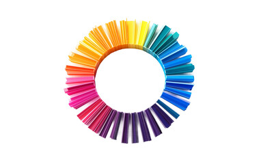 Obraz premium Circular Icon Depicting Growth and Improvement Isolated on transparent background.