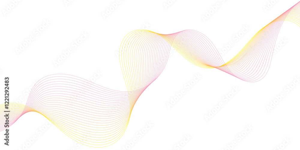 Fototapete line art striped graphic template. vector illustration. vector illustration of the gray pattern of l