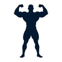 Flex Power body builder vector