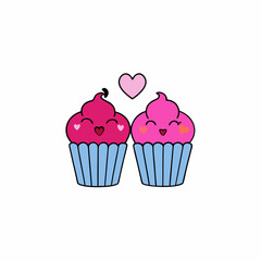 cupcake with cherry