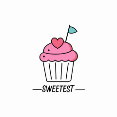 cupcake with cherry