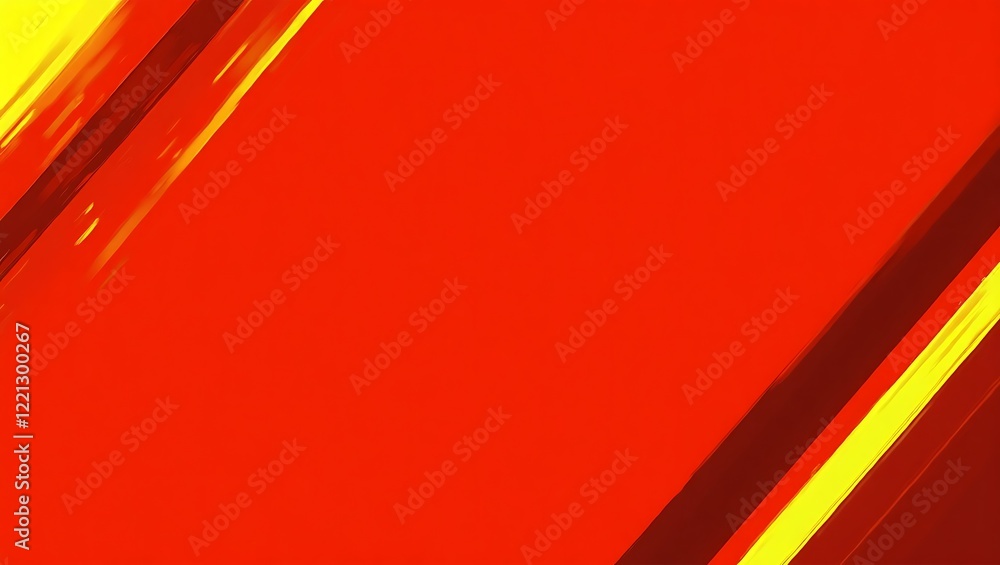 Poster abstract orange background with lines. generative ai.