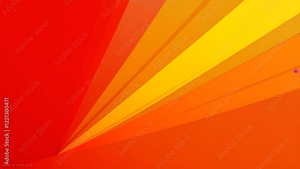 Aufkleber abstract orange background with lines. generative ai.