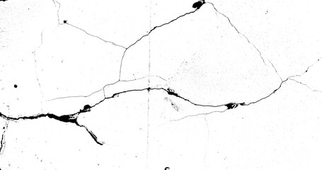 Wall Crack Illustration &ndash; Flat Editable of Fracture Surface, Broken Wall, and Rift on Ground or Ice