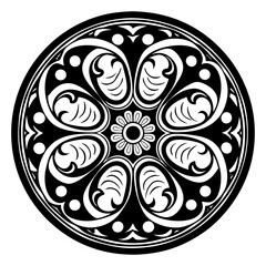 Abstract design of a Minimalist Mandala Design With High Quality Editable Vector Design and illustration