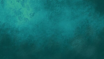 Fototapeta premium teal abstract textured background gradient vintage rough concrete wall tones blue green artistic design