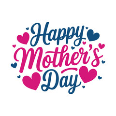 Silhouette of Mother and Child Celebrating Happy Mother's Day