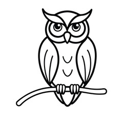 owl sitting on a branch