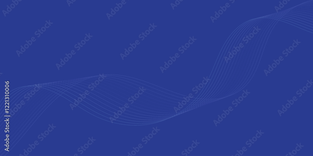 Aufkleber wave flowing liquid line abstract background. black and white vector design 3d lines in perspective,