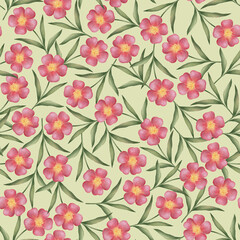 seamless floral pattern, colorful background, summer design for clothes, wallpaper, wedding, card, letter