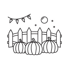 Cozy Hygge Nature: Bold and easy Coloring Page, Line art drawing, black and White Image, relaxing Coloring Page, Coloring page