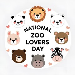 Obraz premium Celebrate National Zoo Lovers Day!
