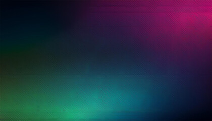 Obraz premium dark tone black green blue pink gradient background
