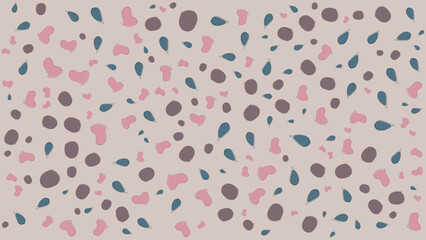 SEAMLESS HAND DRAWN DOODLE BLOB ORGANIC SHAPES PATTERN TEXTURE COLORFUL TEMPLATE ABSTRACT BACKGROUND TRENDY DESIGN VECTOR