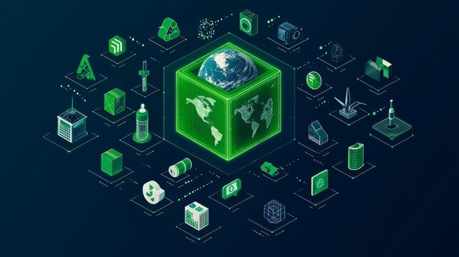 Sustainable technology and eco-friendly solutions.