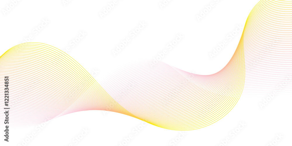 Poster wave flowing liquid line abstract background. black and white vector design 3d lines in perspective,