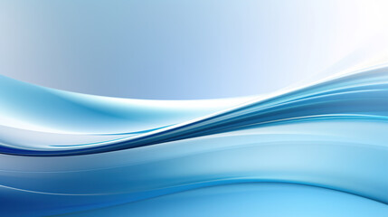 Fototapeta premium Abstract Blue Waves Graphic Design