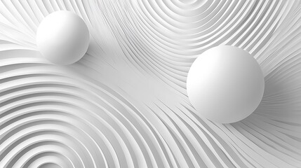 White abstract geometric vector background