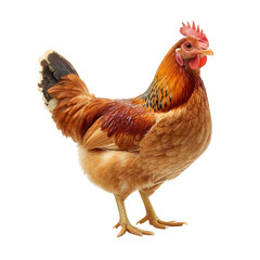 Fototapeta premium Chicken isolated on transparent background