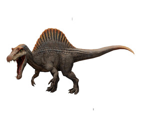3d rendering primal spinosaurus