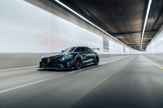 Seattle, WA, USA
January 25, 2025
Black Mercedes AMG GTR 