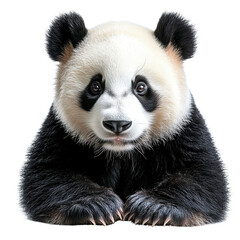 Fototapeta premium Panda isolated on transparent background