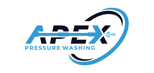 apex pressure washing logo vector