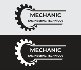 mechanic engineering logo vektor