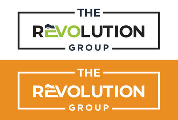 revolution group logo vector